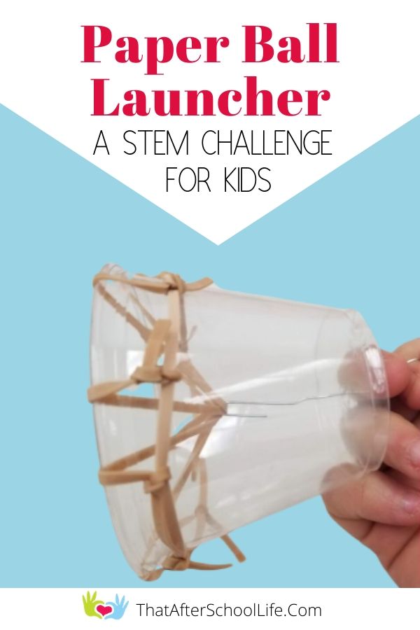 Tap into engineering skills with this fun STEM activity for Kids.  Build a paper ball launcher with a few supplies you already have on hand.