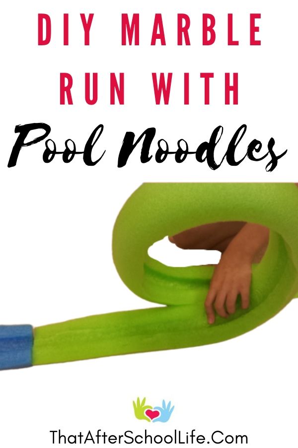Pool Noodle Marble Roller Coaster Challenge – That After School Life