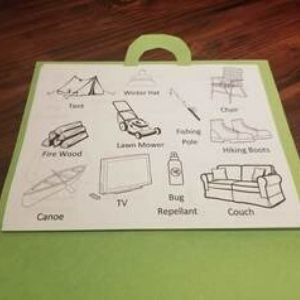 Pack your suitcase; Free Printable Activity For Young Kids