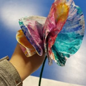 Coffee Filter Flowers Craft for Kids