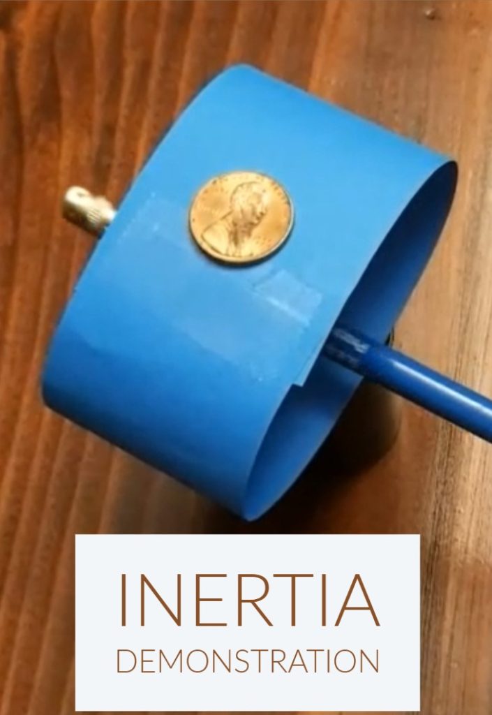 Gather the kids to demonstrate Newton's first law of motion with this fun activity.  This inertia demonstration will leave the kids in awe with the almost magic like action. 