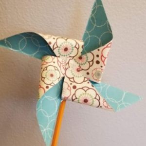 How to Make a Paper Pin Wheel Craft