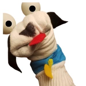 No-Sew Sock Puppet Dog Craft