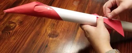 Make your own stomp rocket from paper