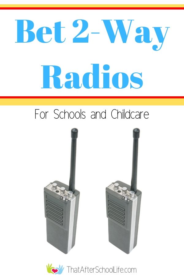 Below are the six most common two-way radios sold on Amazon, I have summarized the pros the cons, major features and highlighted the best two way radios for schools and childcare.  
