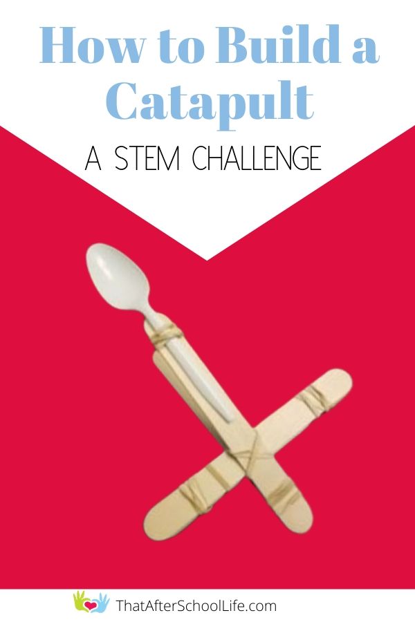 Create an simple craft stick catapult.  This fun STEM activity will have kids developing listening and problem solving skills and when they are done they will have a fun new toy they made themselves.