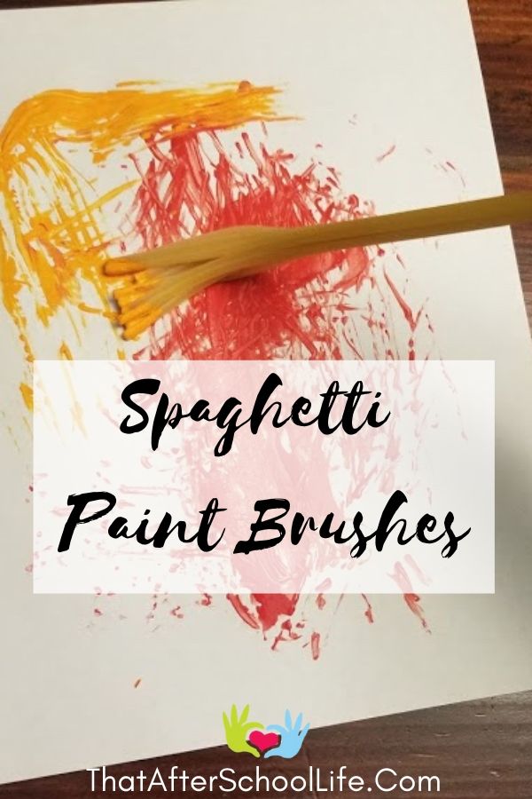 This Spaghetti Painting is a fun, messy arts and craft activity perfect for school age children. You may have done basic spaghetti painting with young children before, but this activity takes the project to the next level. Create noodle brushes of different sizes and textures, then ask kids to create a unique piece of art.