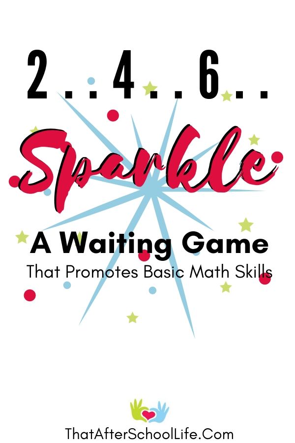2-4-6 sparkle is the perfect time filler game.  This activity is one of our basic math skills games that kids will truly enjoy.  Kids enjoy the theatrics of the activity, and the comradery of playing together. 