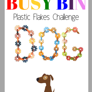 Challenge Cards for Kids – ABC’s Plastic Flakes